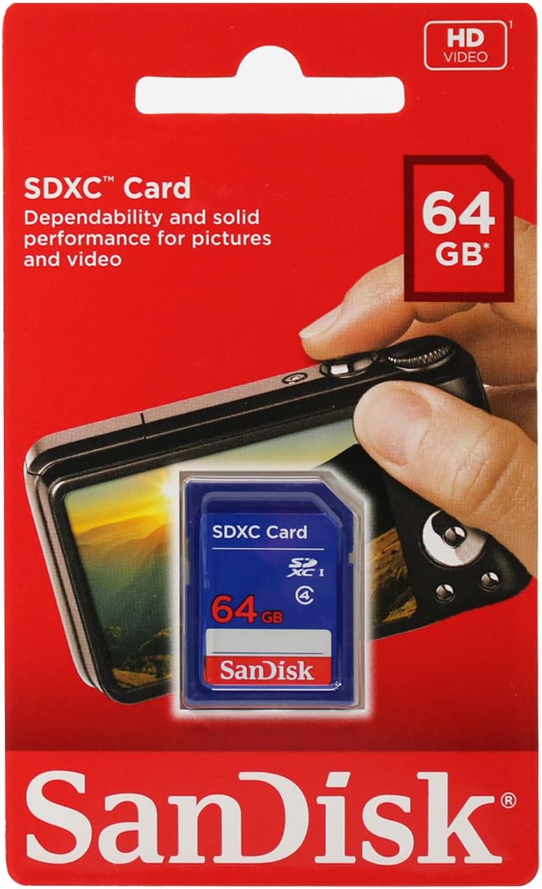 Sandisk Class 4 SDXC Flash Memory Card, SD Card