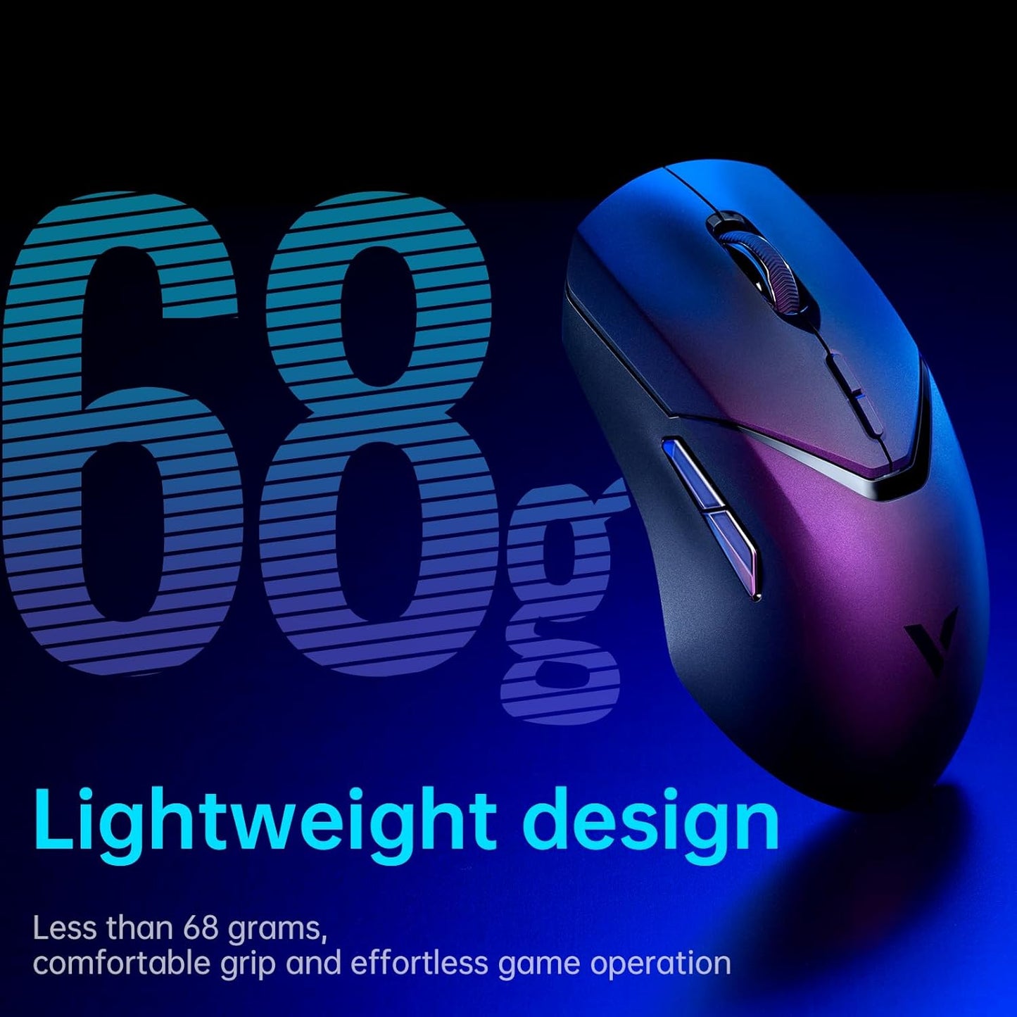RAPOO VT9Pro Wireless, Gaming Mouse 26K DPI Lightweight Esports Mouse with 10 Buttons