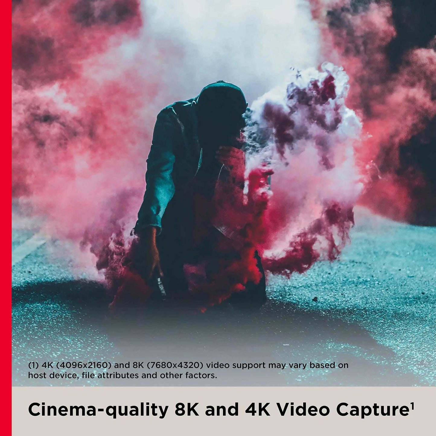 SanDisk Extreme PRO SDXC UHS-II Memory Card for high-speed 8K and 4K video capture.