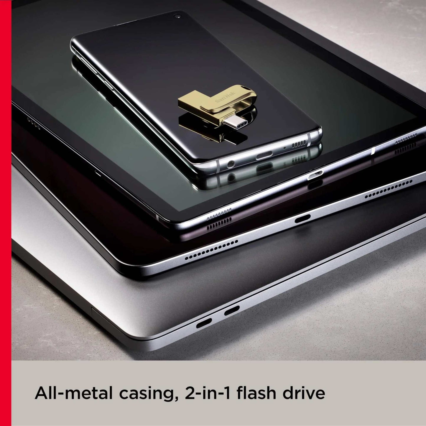 10 Pack SanDisk Ultra Dual Drive Luxe USB Type-C, Bulk Flash Drives for Smartphones and PCs