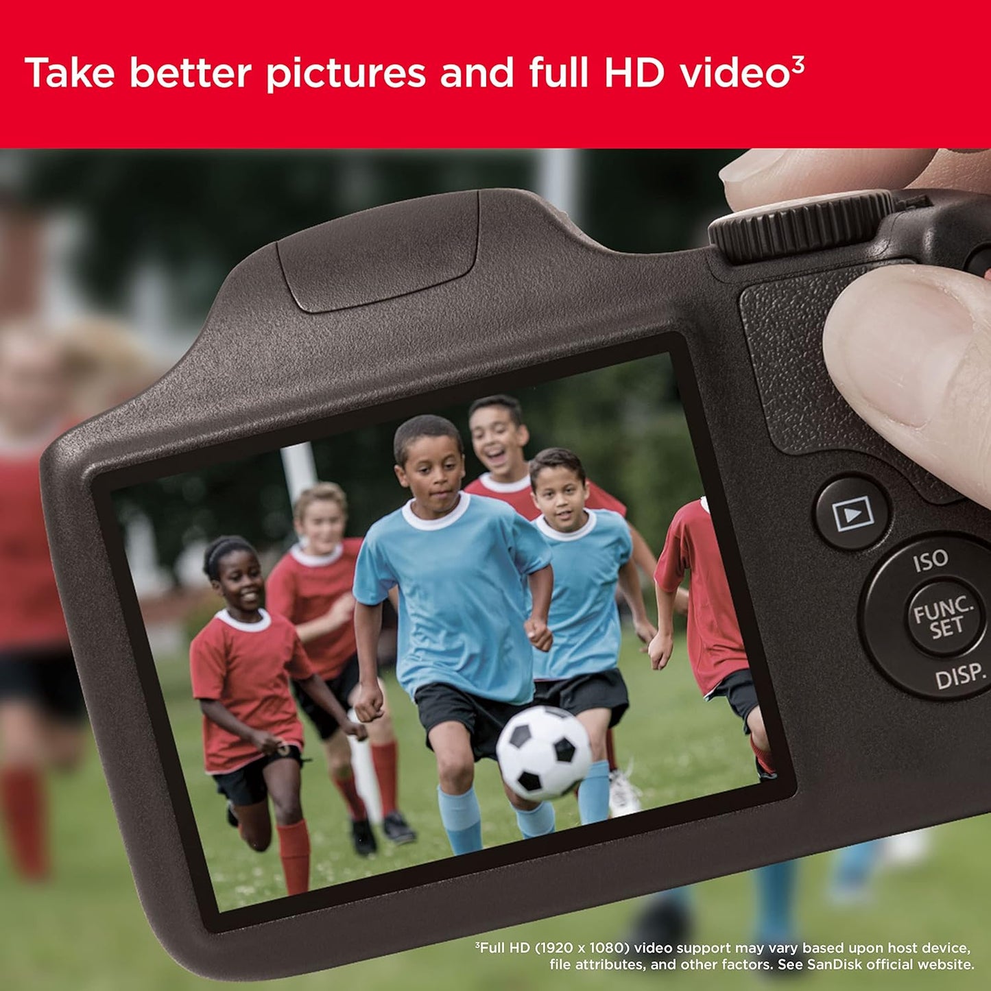 SanDisk Ultra SDXC UHS-I, SD Card for Digital Cameras, Full HD Video and Everyday Photography