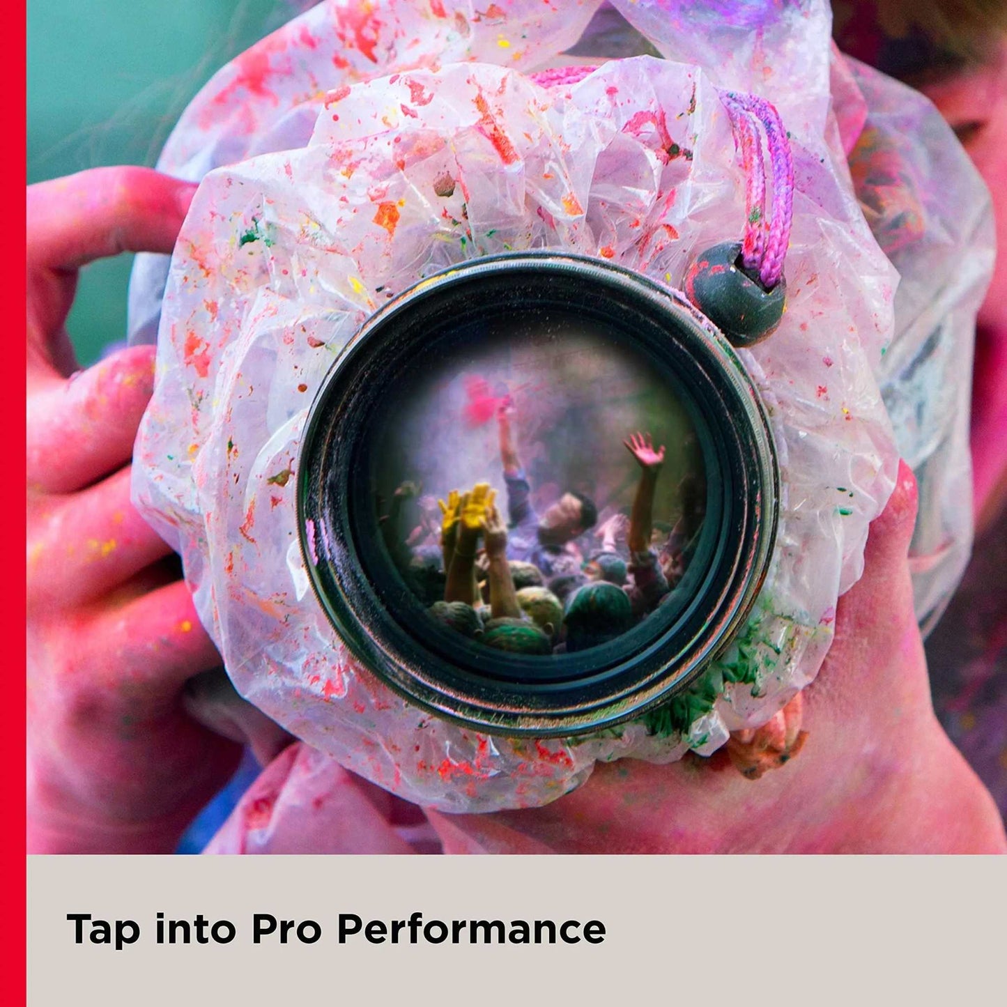 SanDisk Extreme PRO SDXC UHS-II Memory Card in use during vibrant photography.