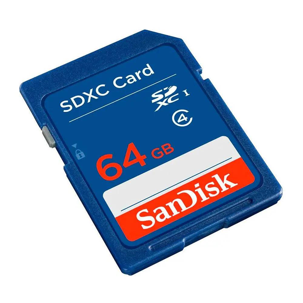 SanDisk Class 4 SDXC Flash Memory Card 64GB – durable and efficient memory card for photos and videos