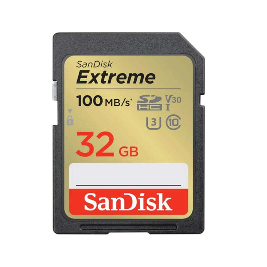 SanDisk Extreme SDXC UHS-I Memory Card 32GB – fast and reliable storage for photos and videos