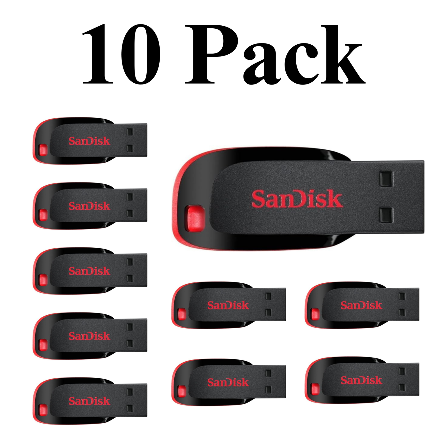 10 Pack SanDisk Ultra USB 3.0 Flash Drive – bulk USB 3.0 flash drives with high-speed data transfer and reliable storage for everyday use