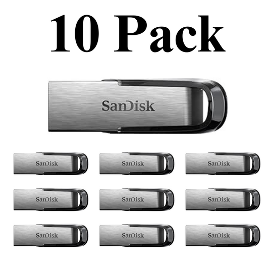 10 Pack SanDisk Ultra Flair USB 3.0 Flash Drive High Performance – bulk USB 3.0 flash drives with stylish design and fast data transfer for reliable storage