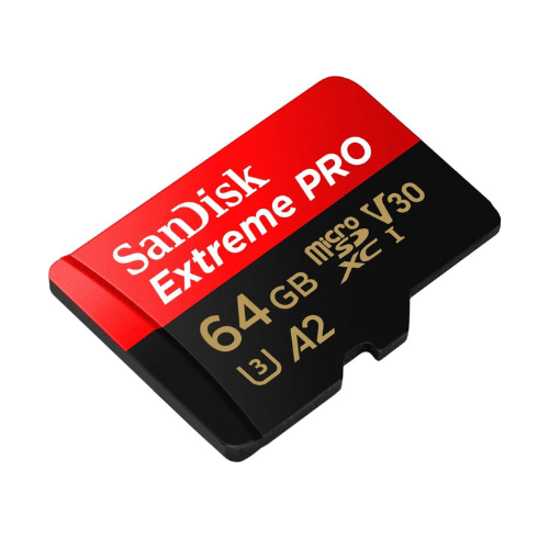 SanDisk Extreme PRO microSDXC UHS-I with SD Adapter – U3, A2, C10