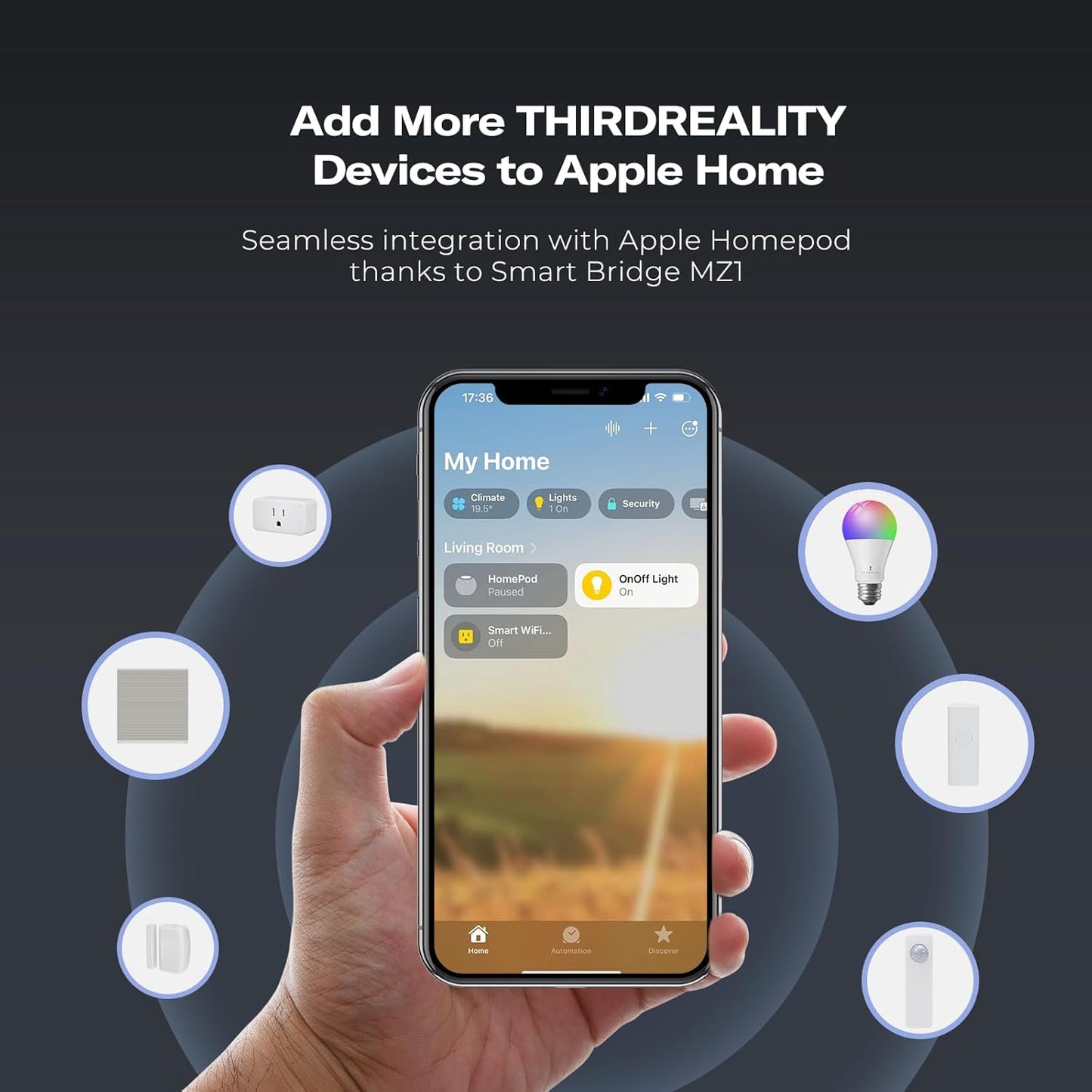 THIRDREALITY Zigbee Smart Color Bulb ZL1 4 Pack, Hub Required,Compatible with Home Assistant