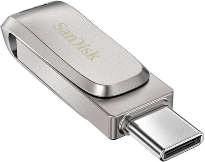 10 Pack SanDisk Ultra Dual Drive Luxe USB Type-C, Bulk Flash Drives for Smartphones and PCs