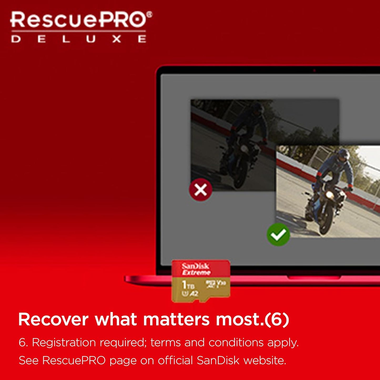 Carte mémoire SanDisk Extreme microSDHC UHS-I avec adaptateur SD – U3, A2, C10, 4K UHD