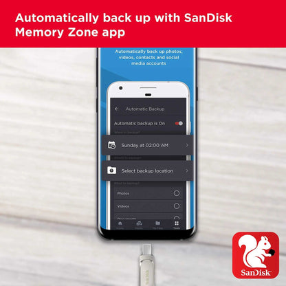 10 Pack SanDisk Ultra Dual Drive Luxe USB Type-C, Bulk Flash Drives for Smartphones and PCs