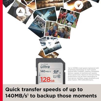 Lot de 10 cartes mémoire SanDisk Ultra SDXC UHS-I, carte SD en vrac