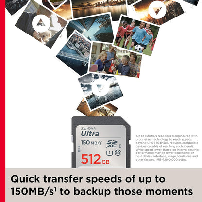 SanDisk Ultra SDXC UHS-I Memory Card, SD Card