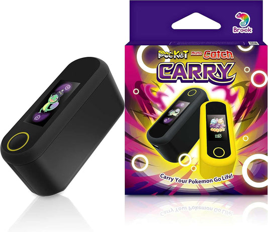Brook Pocket Auto Catch Carry – Dual Accounts Portable Auto Catcher Accessory for Pocket Monsters, Phantom Black Edition