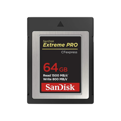 SanDisk Extreme PRO CFexpress Type B Memory Card – PCIe Gen3, NVMe, VPG400, 8K & 4K Video