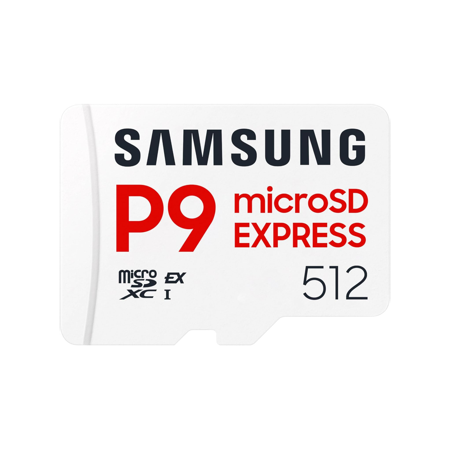 Carte mémoire microSD Express Samsung P9 Express microSDXC – Jusqu'à 800 Mo/s, U3, C10
