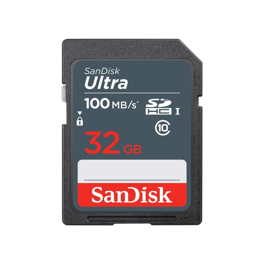 SanDisk Ultra SDHC UHS-I SD Memory Card - C10, Full HD Video Compatible - 32GB
