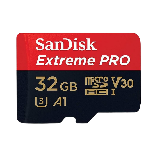 SanDisk Extreme PRO microSDXC UHS-I Memory Card with SD Adapter – U3, A2, C10, 4K UHD