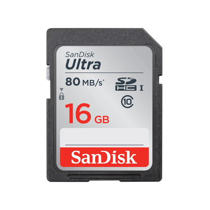 SanDisk Ultra SDXC UHS-I SD Memory Card – C10, U1, Full HD Video Compatible