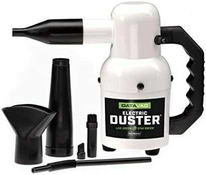 Metro Vacuum Metro ED500 Datavac 500 watt 0.75 HP electric blower duster in white, 120 volt power for cleaning electronics and equipment
