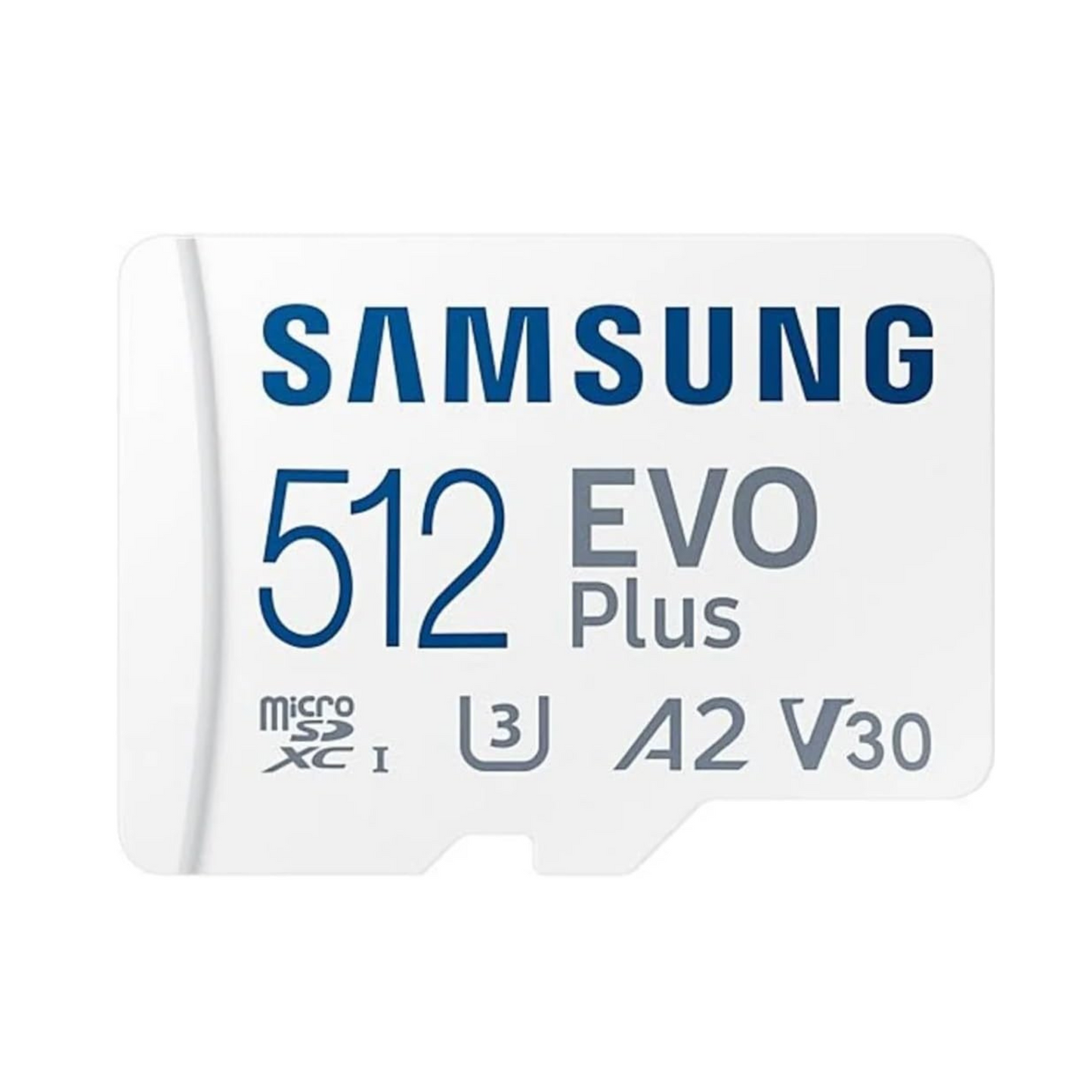 Samsung EVO Plus microSD Memory Card with Adapter UHS-1 SDR104 – 512GB microSDXC Memory Card