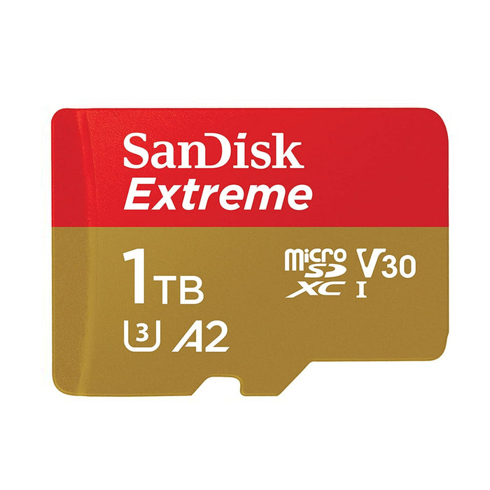 SanDisk Extreme microSDHC UHS-I Memory Card with SD Adapter – U3, A2, C10, 4K UHD
