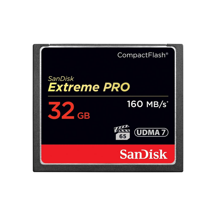 SanDisk Extreme PRO CompactFlash Memory Card – UDMA 7, VPG-65, Professional DSLR