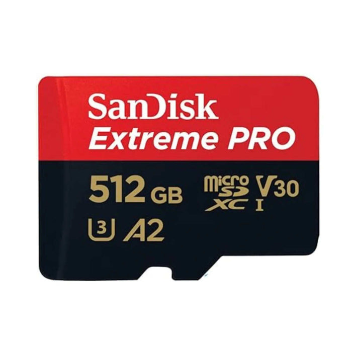 SanDisk Extreme PRO microSDXC UHS-I Memory Card with SD Adapter – U3, A2, C10, 4K UHD