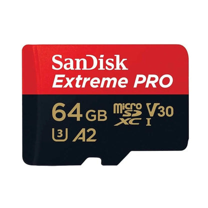 SanDisk Extreme Pro MicroSD UHS-I Card 64GB – high-performance microSD card for 4K UHD video and fast data transfer
