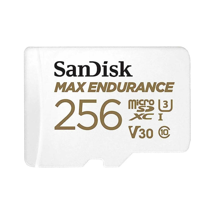 SanDisk MAX Endurance microSDXC UHS-I Memory Card with SD Adapter – U3, C10, V30, 4K UHD