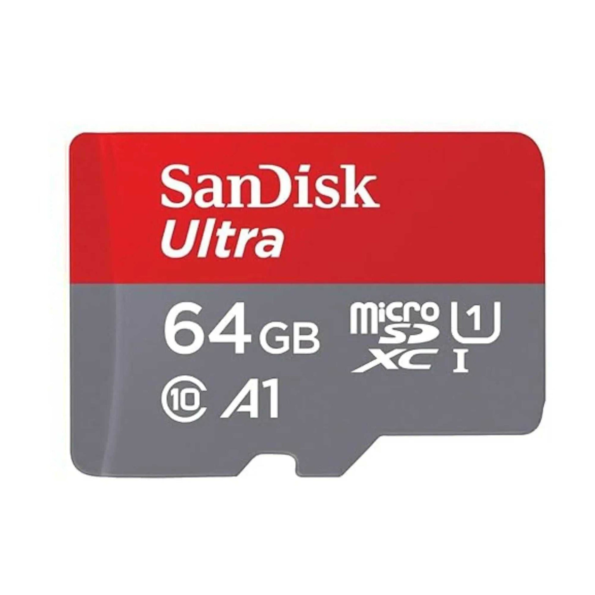 SanDisk Ultra MicroSDXC UHS-I Memory Card 64GB – fast and reliable microSD card for storing photos and videos