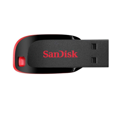 Cruzer Blade 64GB USB flash drive – side view of the flash drive