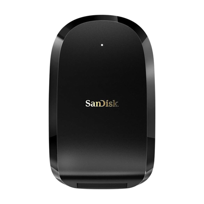 Extreme PRO CFexpress card reader – front view of the card reader