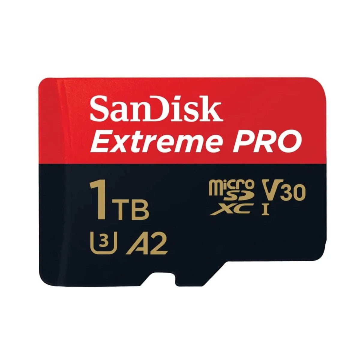 Extreme PRO 1TB microSDXC – front view of the card