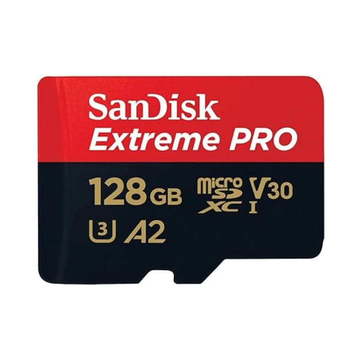 SanDisk Extreme PRO microSDXC UHS-I Memory Card with SD Adapter – U3, A2, C10, 4K UHD