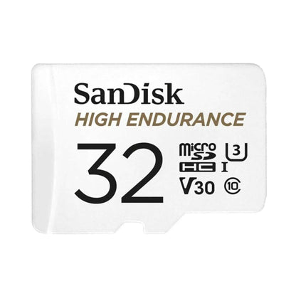 High Endurance 32GB microSDHC – front view of the card