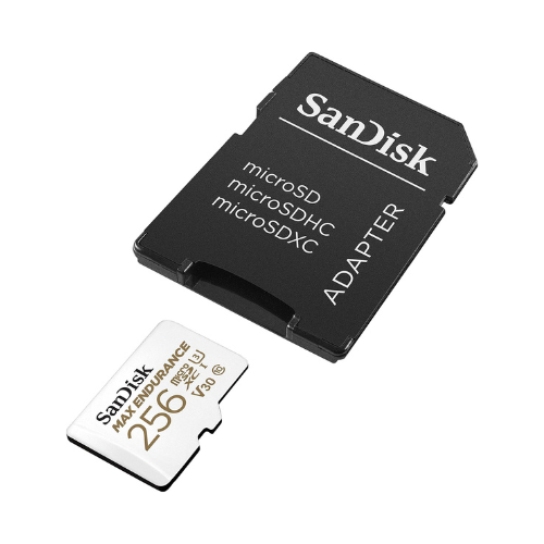 MAX Endurance 256GB microSDXC – card with SD adapter