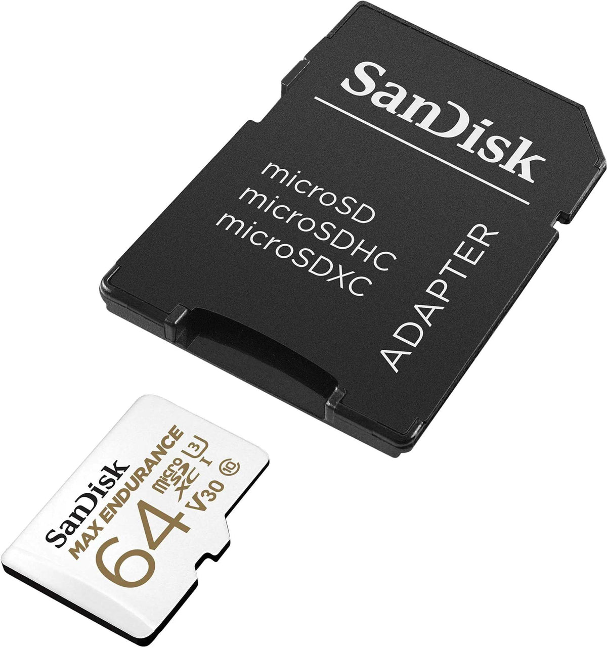 MAX Endurance 64GB microSDXC – card with SD adapter