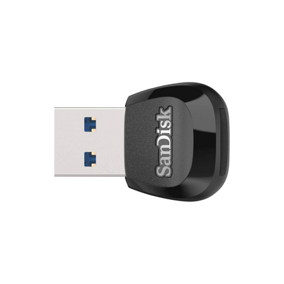 MobileMate USB 3.0 microSD card reader – side view of the card reader