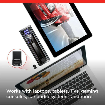 Ultra Fit USB 3.2 flash drive – flash drive with compatible devices including laptops, tablets and car audio