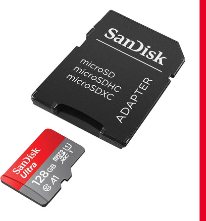 Ultra 128GB microSDXC – card with SD adapter