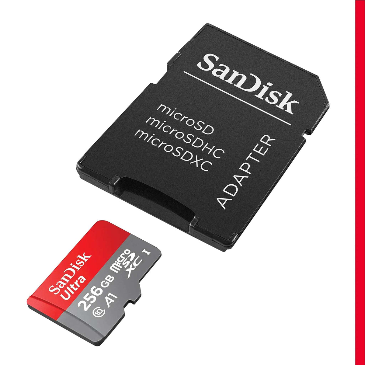 Ultra 256GB microSDXC – card with SD adapter