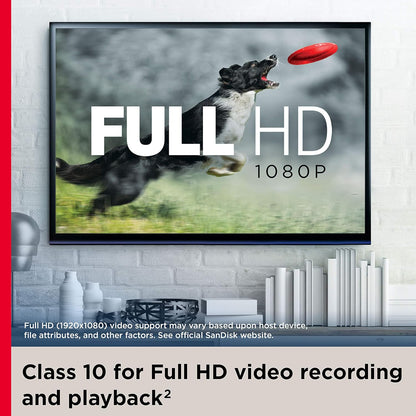 Ultra microSD card – Full HD 1080p video on a TV screen