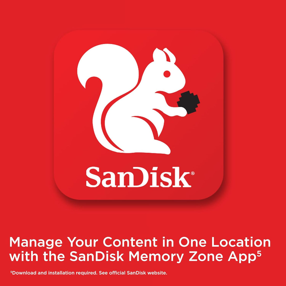 Ultra microSD card – SanDisk Memory Zone app icon