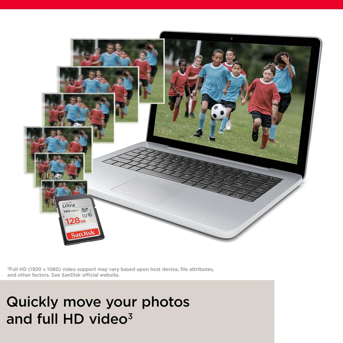 Ultra SD card – photos transferring from the card to a laptop