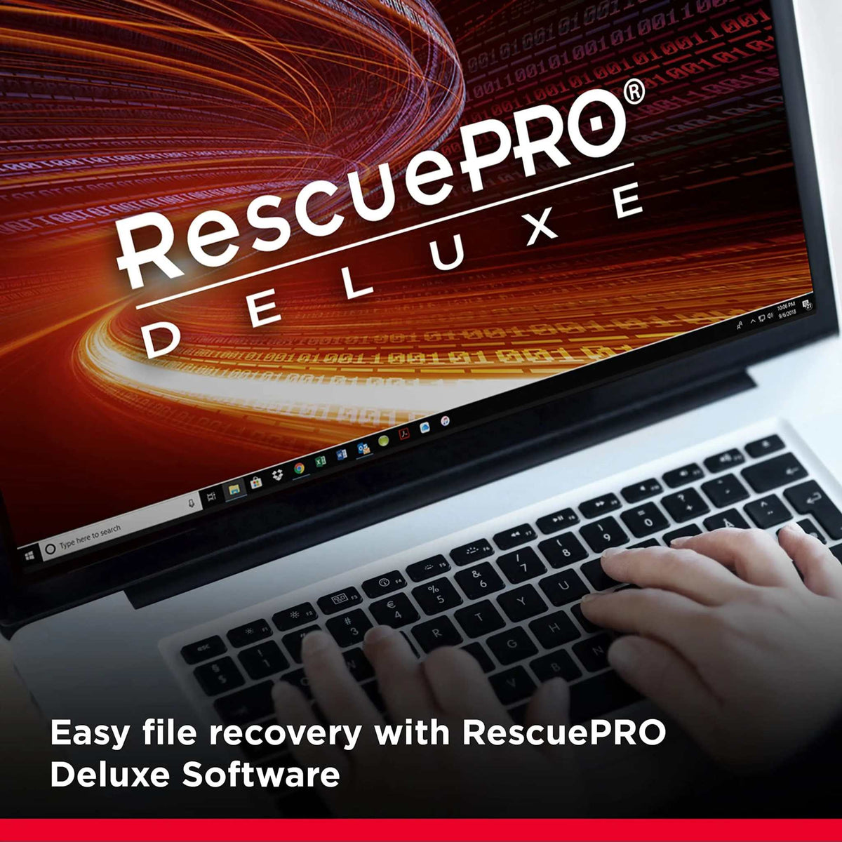 Ultra USB 3.0 flash drive – RescuePRO Deluxe data recovery software on a laptop